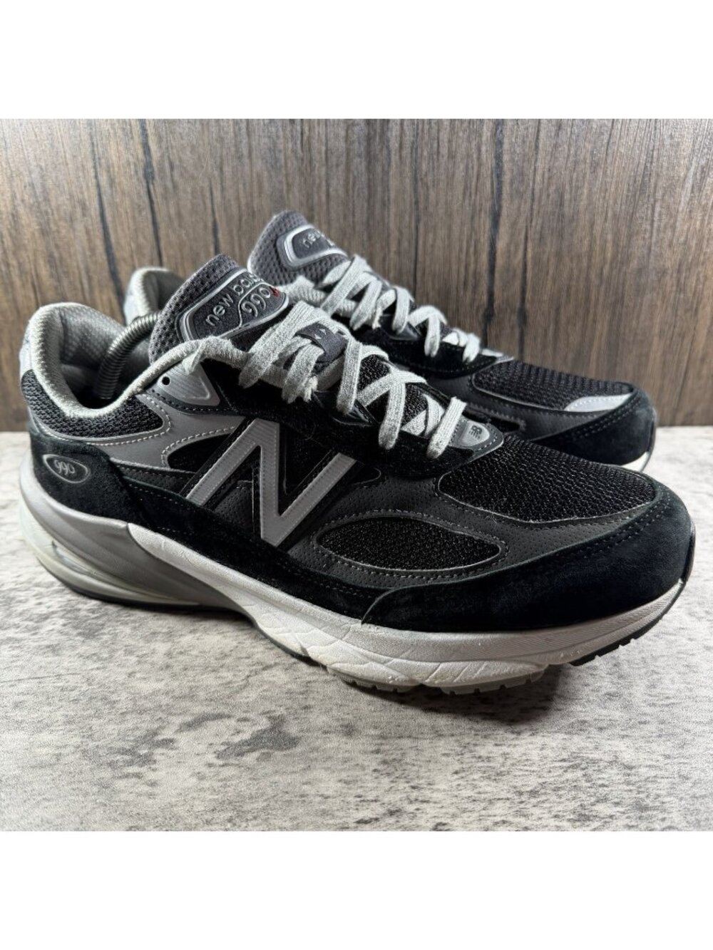 New Balance 990v6 Running Shoes Mens Size 13 Made in USA Black *NO INSOLES*